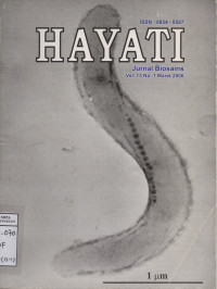 Image of Hayati Journal Of Biosains Vol. 13 No.1 maret  2006
