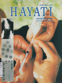 Image of Hayati journal Biosains Vol.6 No.1 Maret 1999
