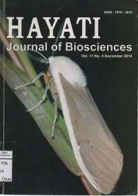 Image of Hayati Journal Of Biosiences Vol. 17 No.4 December 2010