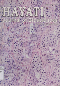 Image of Hayati Journal Of Biosiences Vol. 18 No.3 September 2011