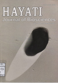 Image of Hayati Journal Of Biosiences Vol. 19 No.3 September 2012
