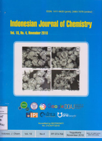 Indonesian Journal Of Chemistry Vol.18 No.4 November 2018