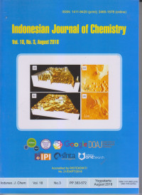 Indonesian Journal of Chemistry vol.18,no.3 ,August 2018