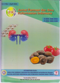 Jurnal Farmasi dan Ilmu Kefarmasian Indonesia Vol.8 No.1