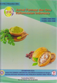 Jurnal Farmasi dan Ilmu Kefarmasian Indonesia Vol.8 No.3