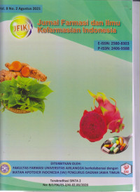 Jurnal Farmasi dan Ilmu Kefarmasian Indonesia Vol.8 No.2