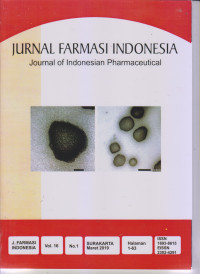 Jurnal Farmasi Indonesia Vol.16 No.1