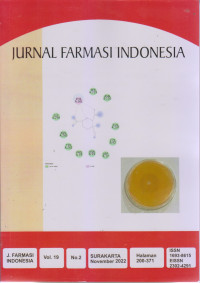 Jurnal Farmasi Indonesia Vol.19 No.2