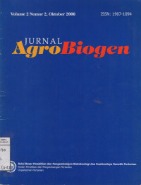 Image of Jurnal Agro Biogen Vol.3 No.2 Oktober 2007