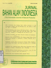 Image of Jurnal Bahan Alam Indonesia Vol. 2 No. 4 Juli 2003