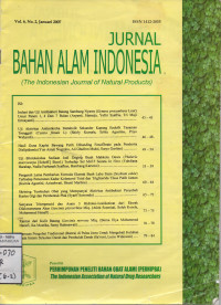 Image of Jurnal Bahan Alam Indonesia