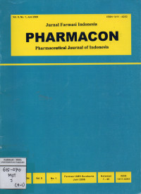 Image of Jurnal Farmasi Indonesia PHARMACON (vol.9,no.1,Juni 2008)