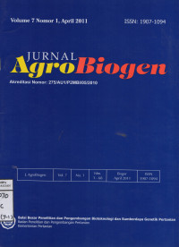 Jurnal Agro Biogen Vol.7 No.1 April 2011