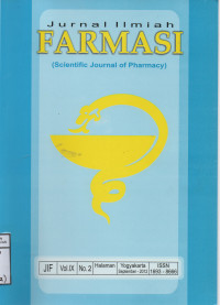 Jurnal Ilmiah Farmasi (Scientific Journal Of Pharmacy) Vo. IX No.2 September 2012