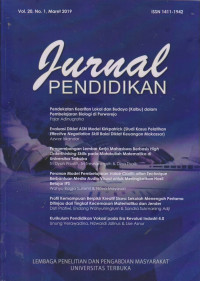 Jurnal Pendidikan Vol.20 No.1 Maret 2019