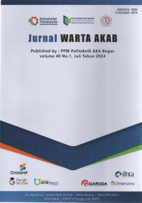 Jurnal WARTA AKAB Volume 48 No.1