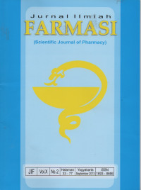 Jurnal Ilmiah FARMASI (Scientific Journal Of Pharmacy) Vol.2 No.2 September 2013