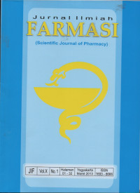 Jurnal Ilmiah FARMASI (Scientific Journal Of Pharmacy) Vol.X No.1 Maret 2013