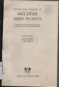 Malayan Seed Plants