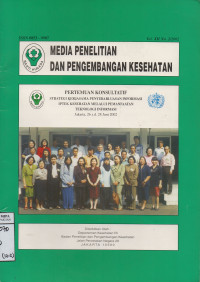 Image of Media Penelitian Dan Pengembangan Kesehatan Vol.XII No.2/2002