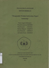 Image of Menganalisis Website Universitas Semarang