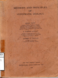Image of Methods And Principles Of Systematic Zoology