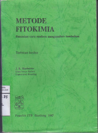 Image of Metode Fitokimia