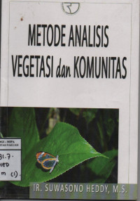 Metode Analisis Vegetasi Dan Komunitas