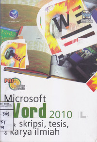 Image of Microsoft Word 2010 untuk Skripsi, Tesis & Karya Ilmiah