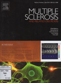 Image of Multiple Sclerosis And Related Disorders Vol.2,No.2 April 2013