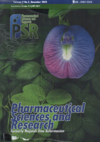 Pharmaceutical Sciences and Research Vol.9 No.3 2022