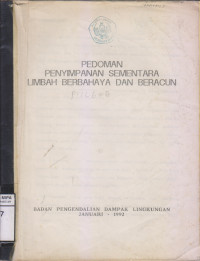 Pedoman untuk penghasil Limbah Bahan berbahaya dan Beracun