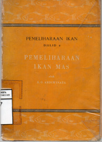 Image of Pemeliharaan Ikan Jilid 4 Pemeliharaan Ikan Mas
