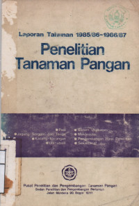 Penelitian Tanaman Pangan