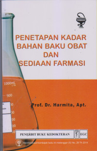 Penetapan Kadar Bahan Baku Obat Dan Sediaan Farmasi