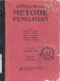 Image of Pengantar Metode Penelitian
