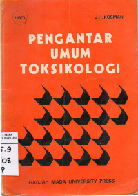 Image of Pengantar Umum Toksikologi