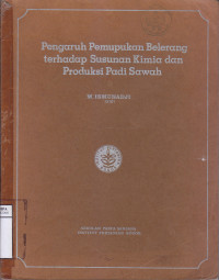 Image of Pengaruh Pemupukan Belerang Terhadap Susunan Kimia dan Produksi Padi Sawah