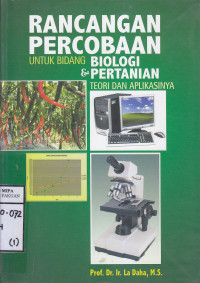 Image of Rencangan percobaan untuk bidang Biologi & Pertanian Teori dan aplikasinya
