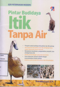 Pintar Budidaya Itik Tanpa Air