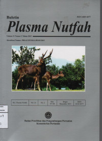 Buletin Plasma Nutfah, Volume21 Nomer 2 Tahun 2015