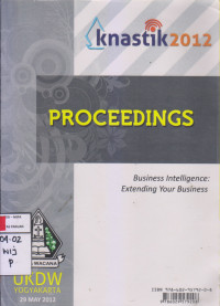 PROCEEDINGS Business Intelligence: Extending Your Business