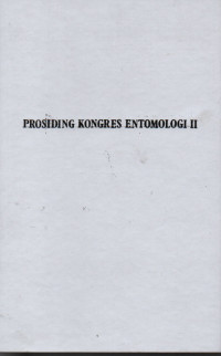 Prosiding Kongres Entomologi II