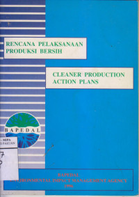 Rencana Pelaksanaan Produksi Bersih