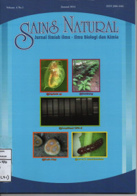 Image of Sains Natural,Jurnal Ilmiah ilmu-ilmu Biologi Dan Kimia