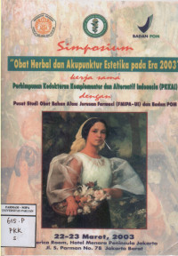 Simposium Obat Herbal dan Akupunktur Estetika pada Era 2003