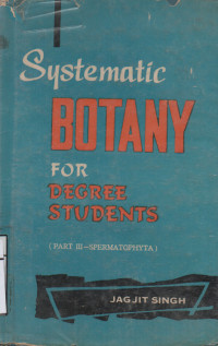 Image of Systematic Botany for Degree Students