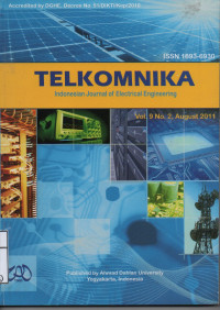 Image of TELKOMNIKA, Indonesian Journal Of Electrical Engineering Vol.9 No.2, August 2011