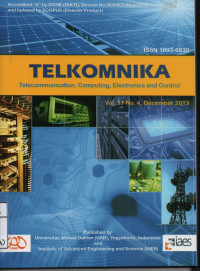 TELKOMNIKA, Telecommunication, Computing, Electronics and Control Vol.11 No.4 December 2013