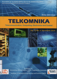 TELKOMNIKA , Telecommunication, Computing, Electronics and Control Vol. 12  No.4 December 2014